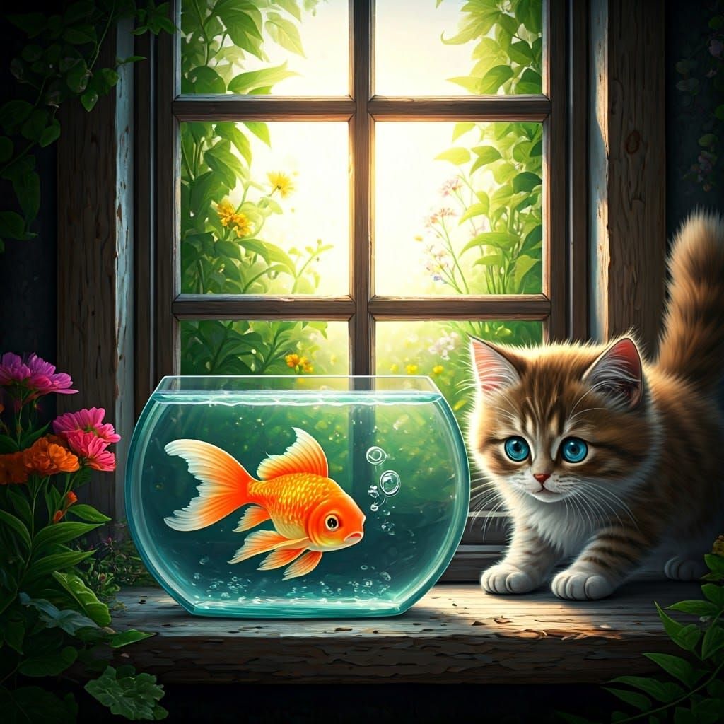 In bright, gorgeous, realistic colors: “A transparent, spark...