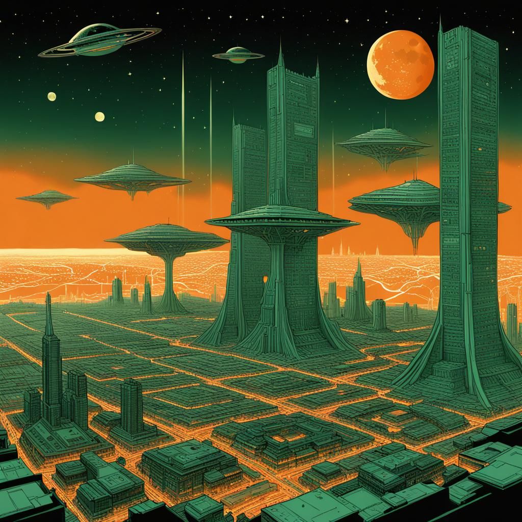 Marsport Outskirts: Ley Lines and Eldritch Tech