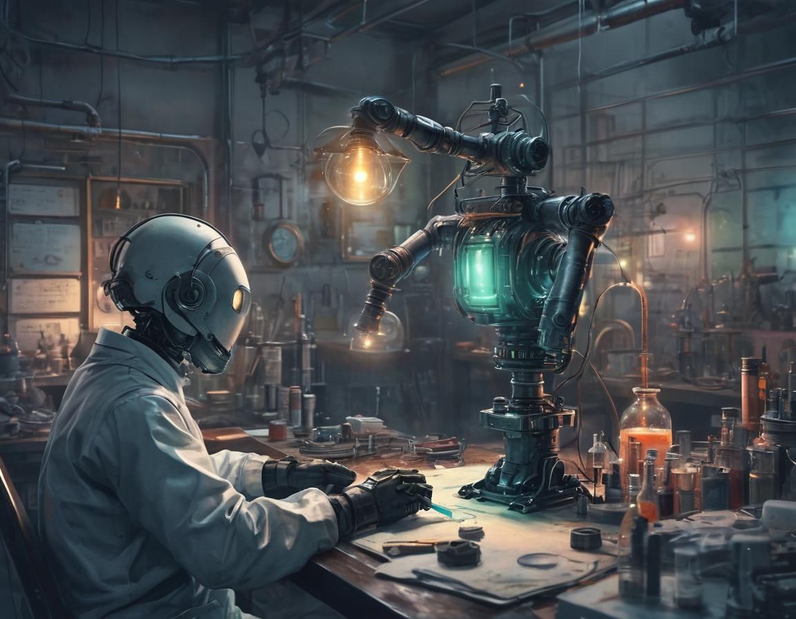 Scientist Illuminates Robotic Discovery in Vintage Watercolo...