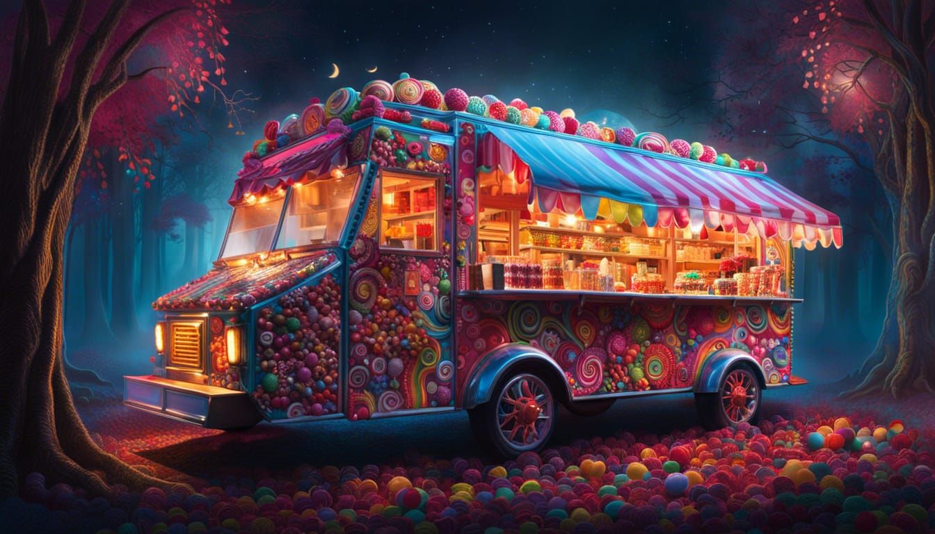 a candy food truck