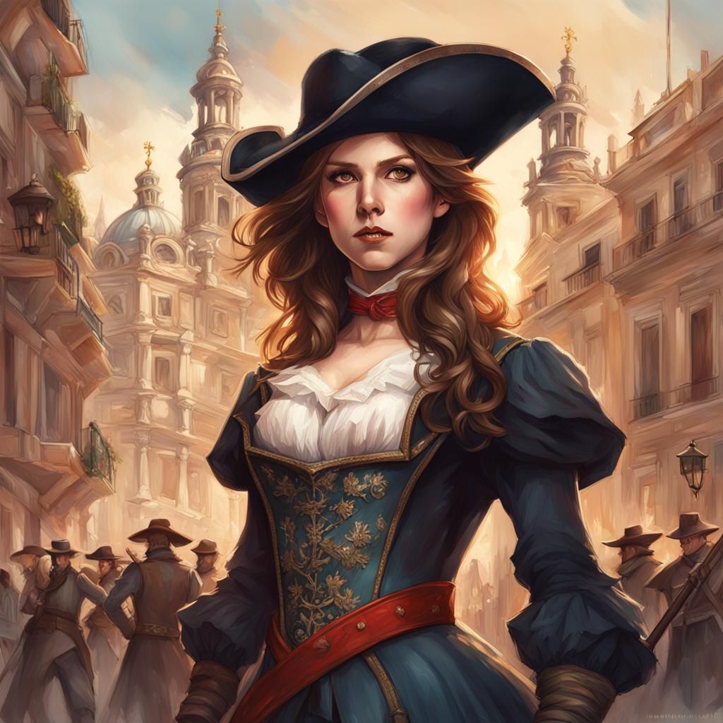 Musketeer in Madrid: Digital Portrait