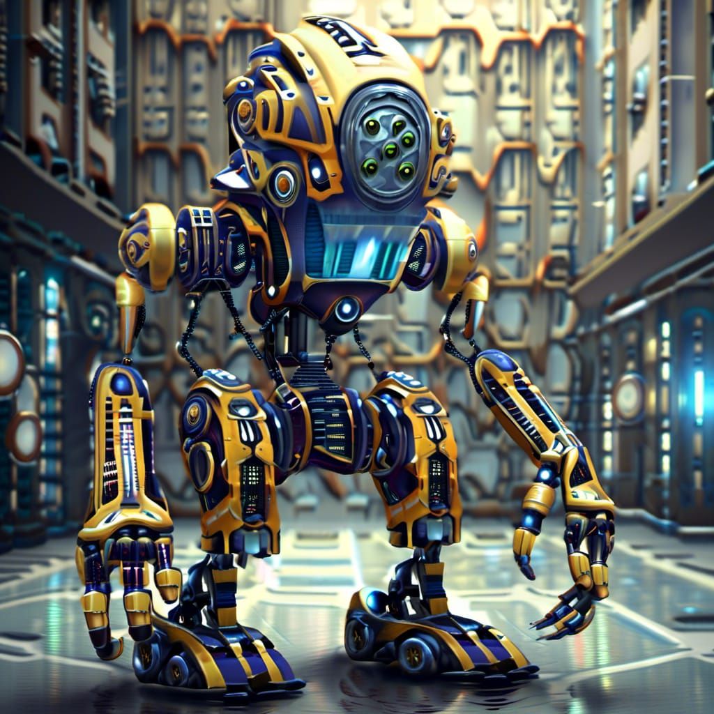 Futuristic Science Fiction Robot Design