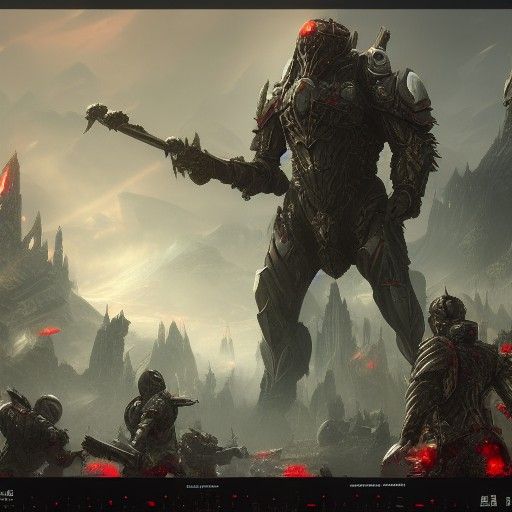 Humanity's Last Stand: Detailed Matte Painting