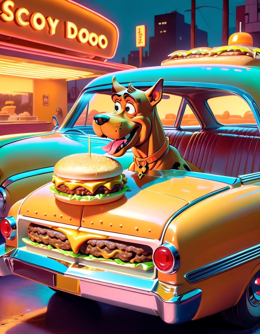 Scooby-Doo loves Cheeseburgers!