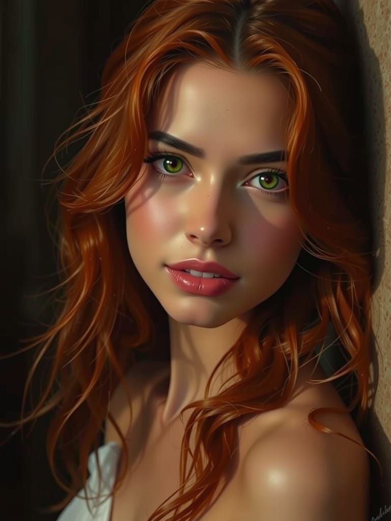 Sultry City Goddess in Velvet and Silk