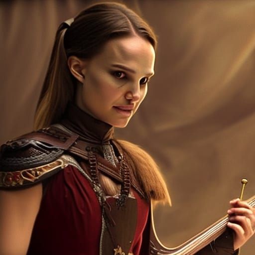 Natalie Portman as D&D Bard in Photorealistic CGI