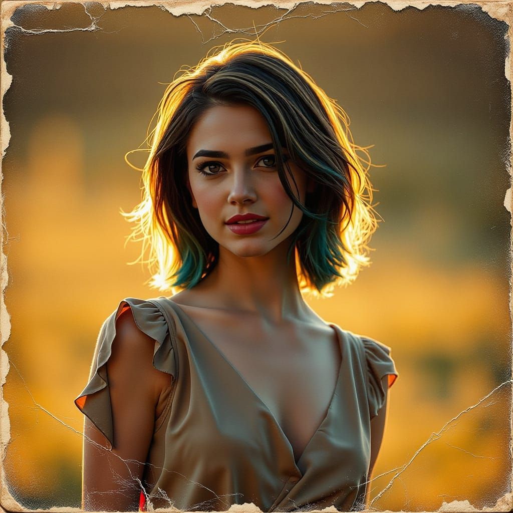 Distressed Photo Simulation: Aged and Damaged