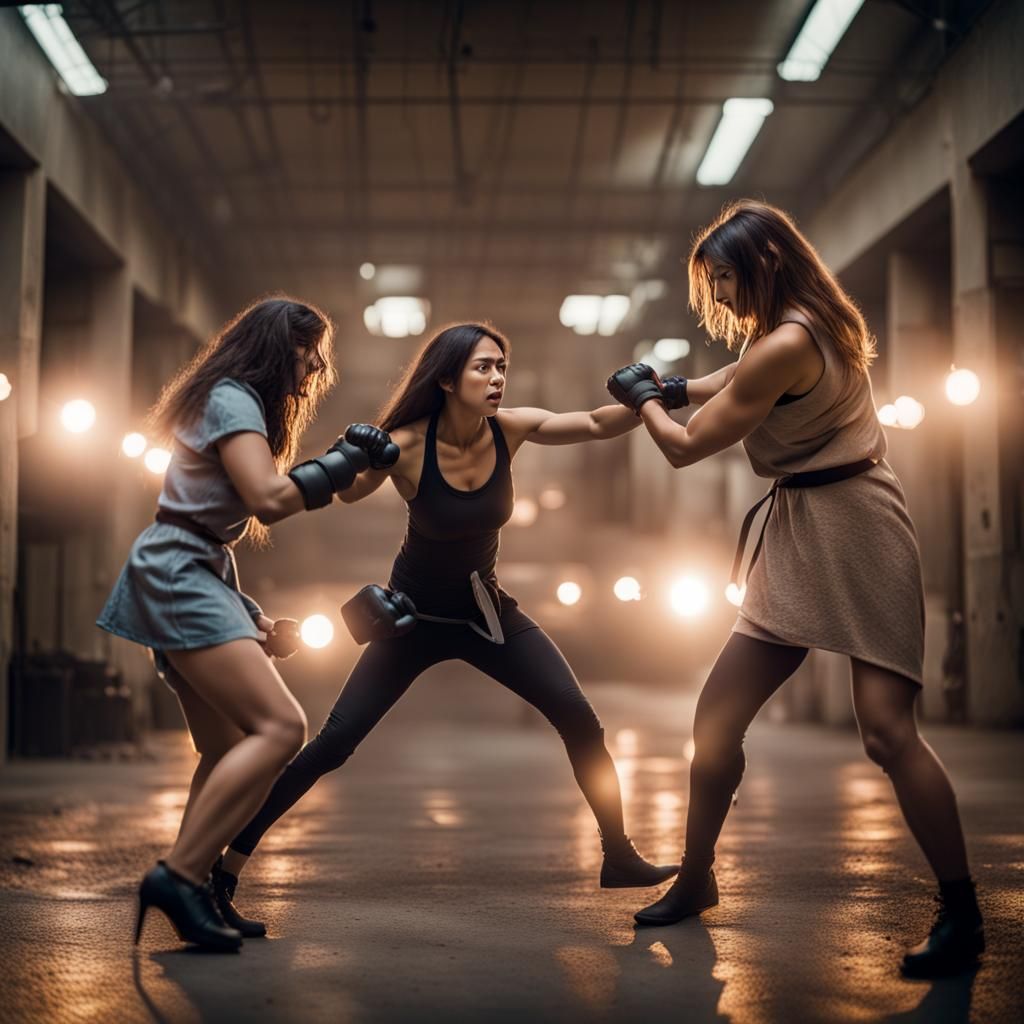 Women Fight Inner Demons: Professional Photography