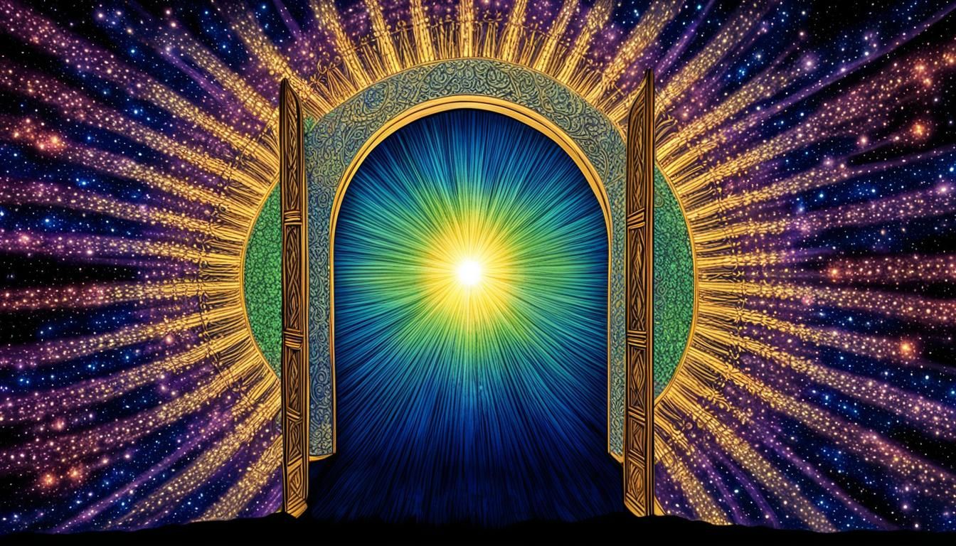 Psychedelic Portal to the Shining Central Sun