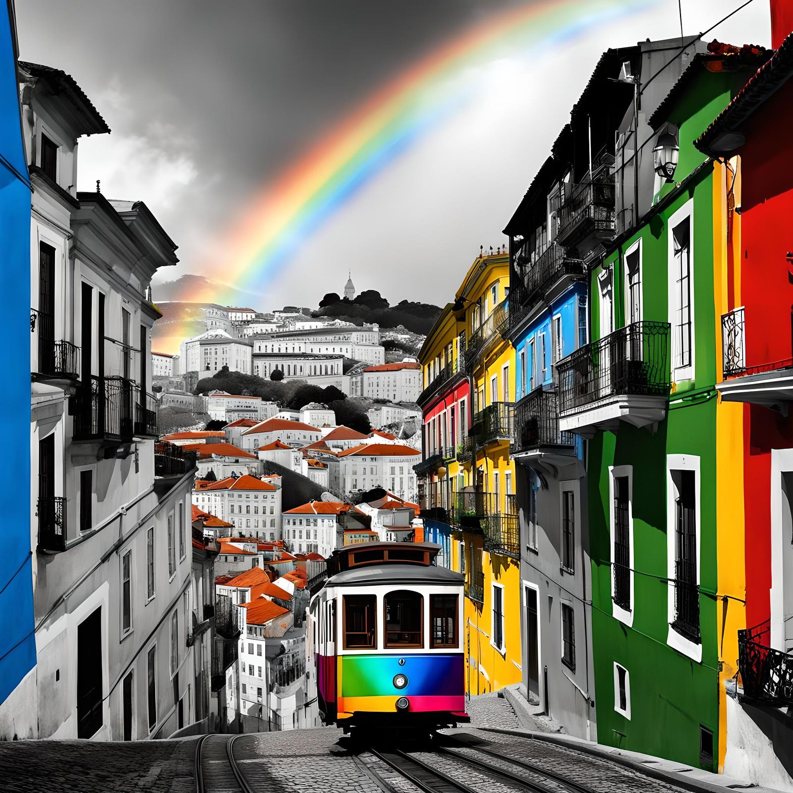 Rainbow Fantasy in Lisbon