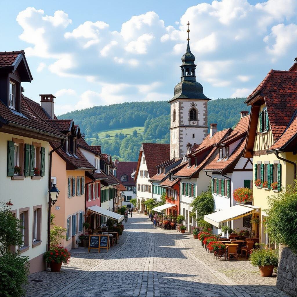 Picturesque View of Colmberg