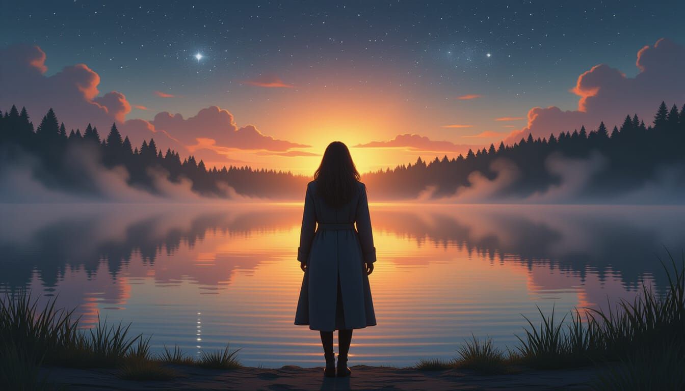 Surreal Threshold: Day Meets Night in Harmony