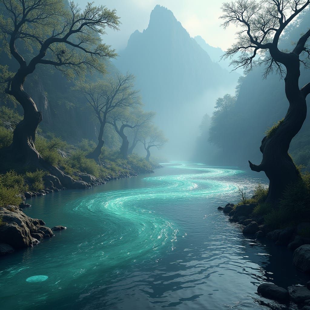Mystical River Tainted by Dark Magic