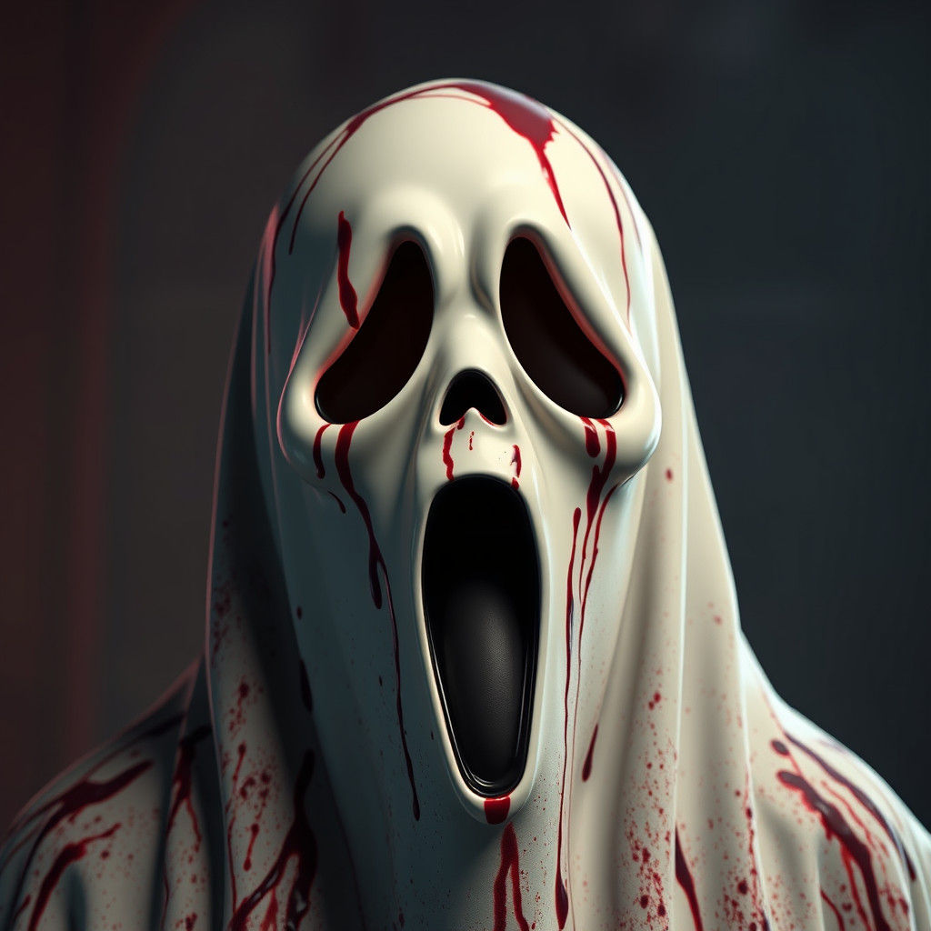 Ghostface Covered in blood