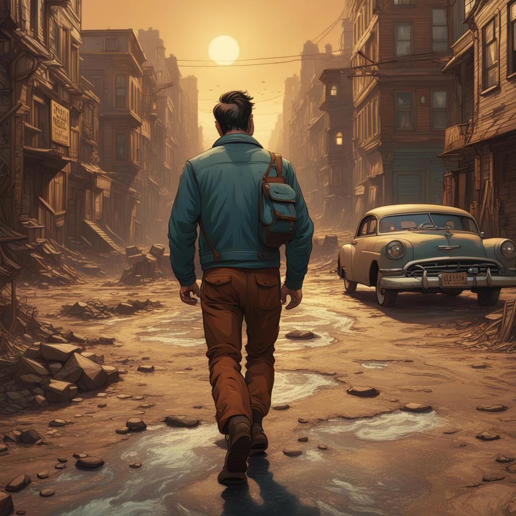 Jack Kerouac on the road