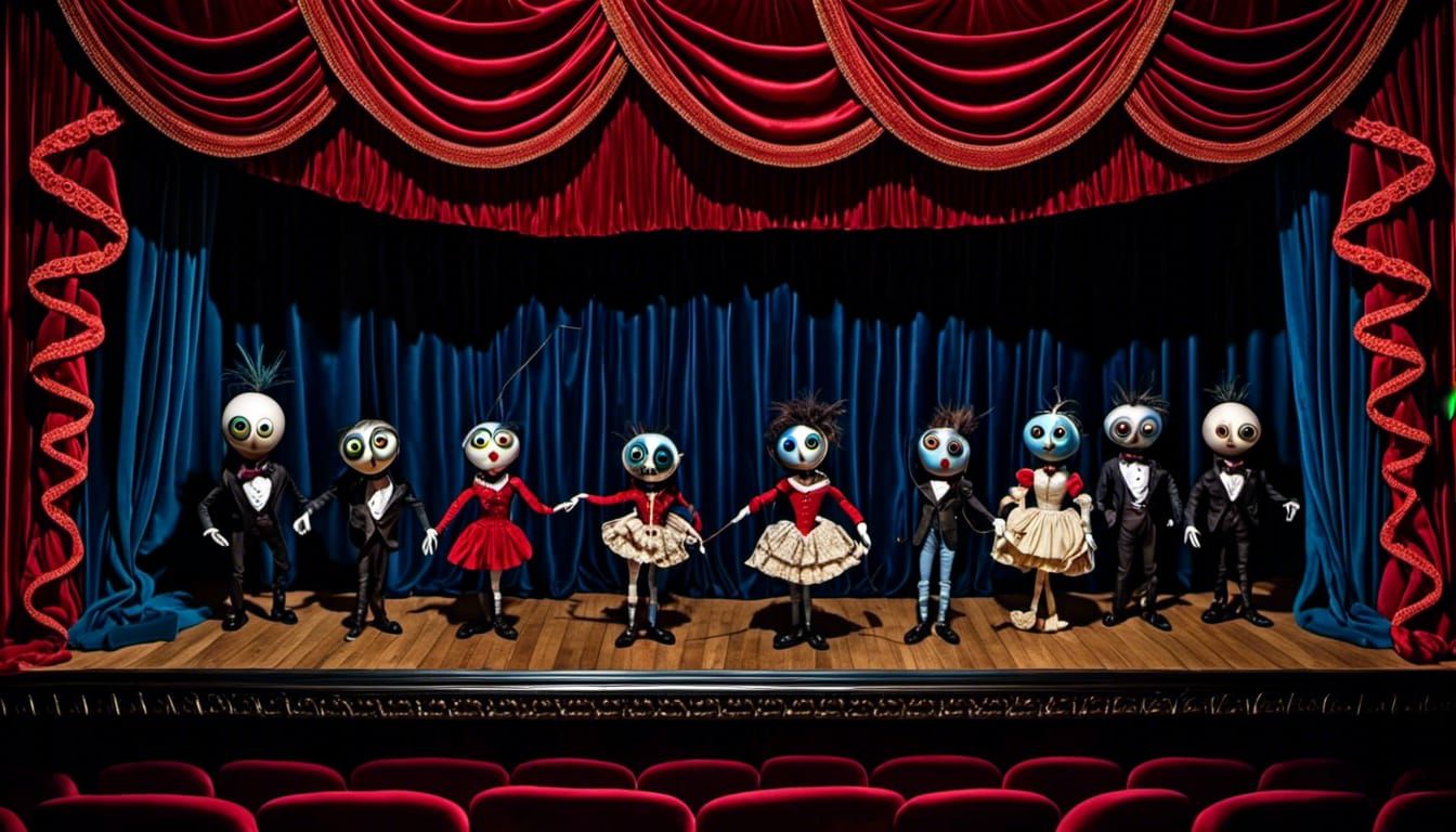 strange puppet theatre
