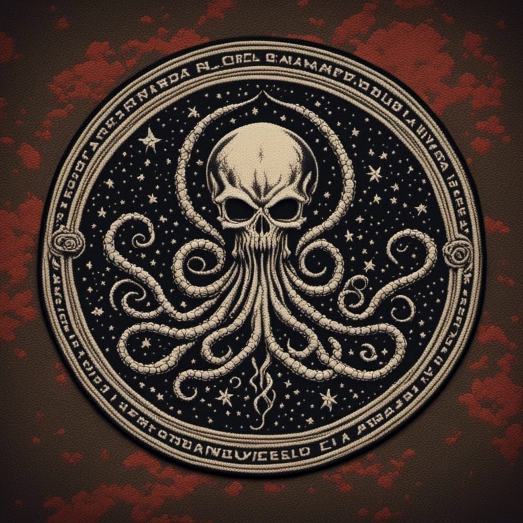 Kraken Overlord Logo in 2D Pixel Art Style