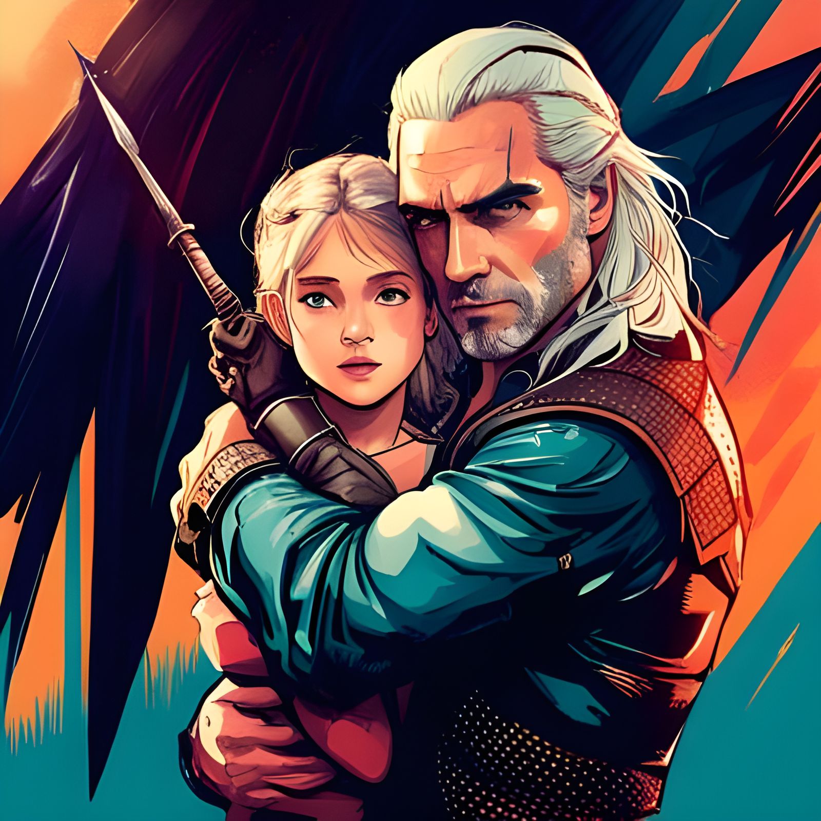 The Witcher: A Father's Protection, Comic Book Style