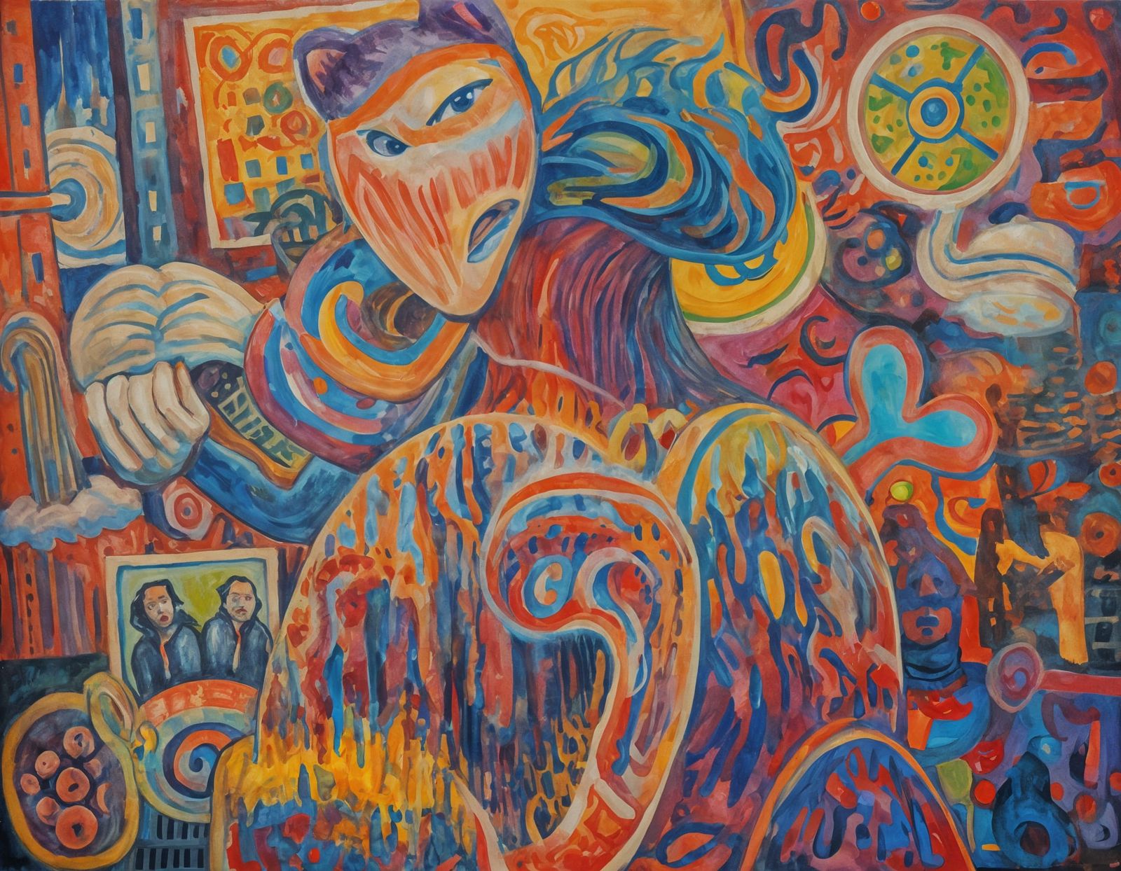 Sonic the Hedgehog as Expressionist Pop Art