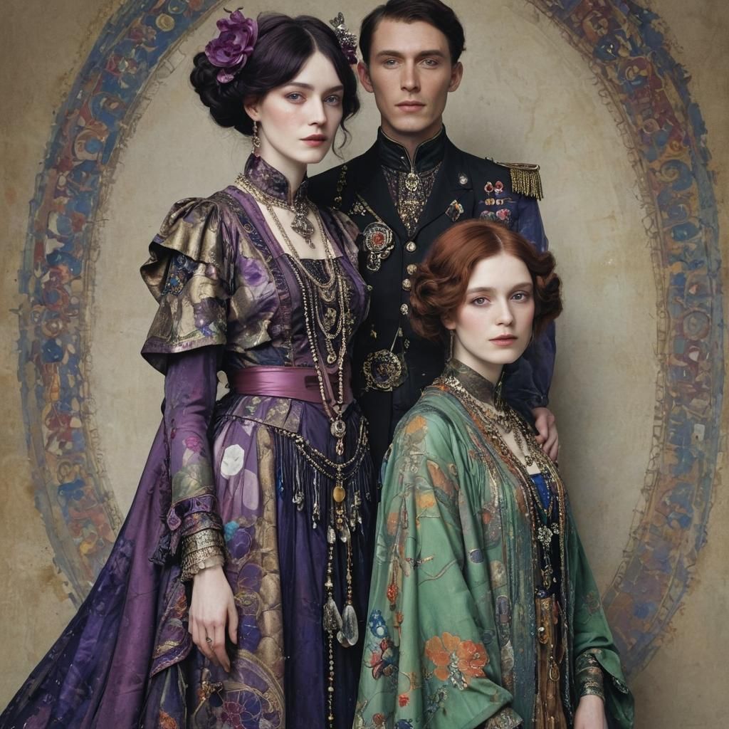 Edwardian Fashion in Rich Jewel Tones