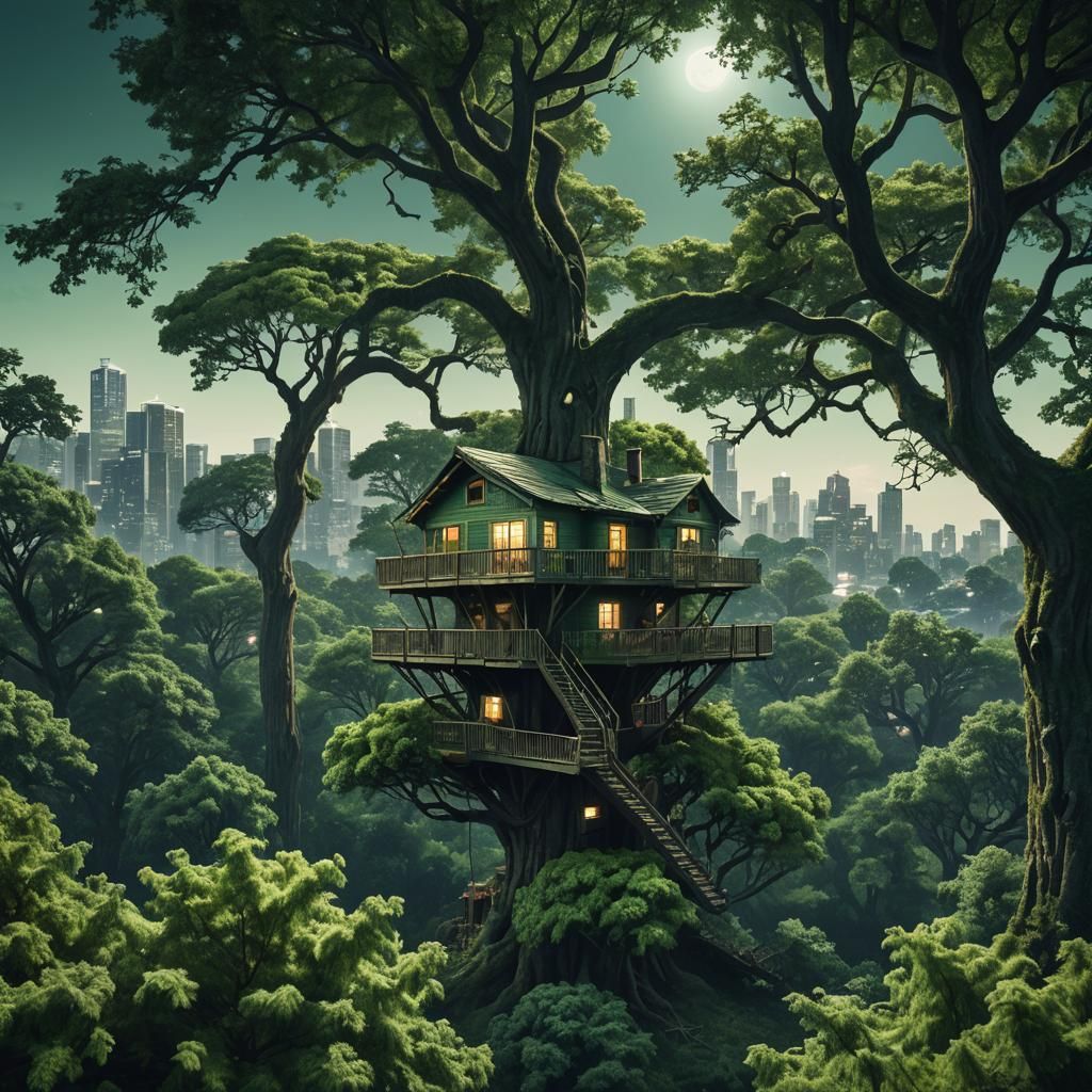 Treehouse City Survives Zombie Apocalypse