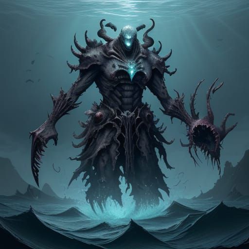 Grotesque Abyssal Zombie Dolphin Hybrid