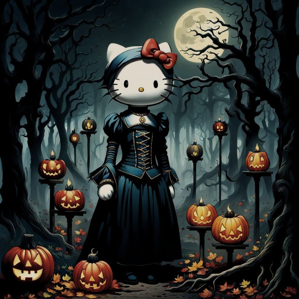 Hello Kitty's Macabre Halloween: A Dark Fantasy