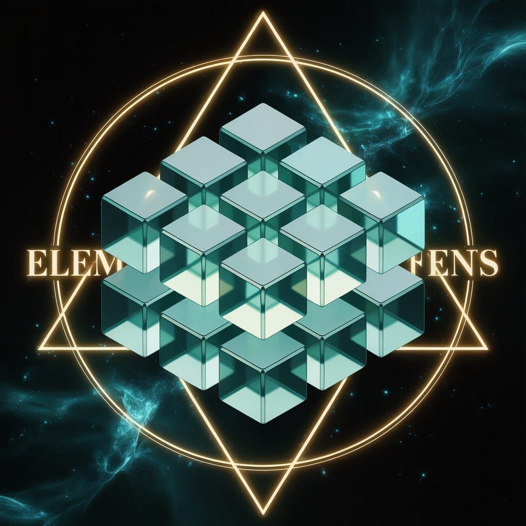 Seven-Dimensional Cubes with Geometric Design