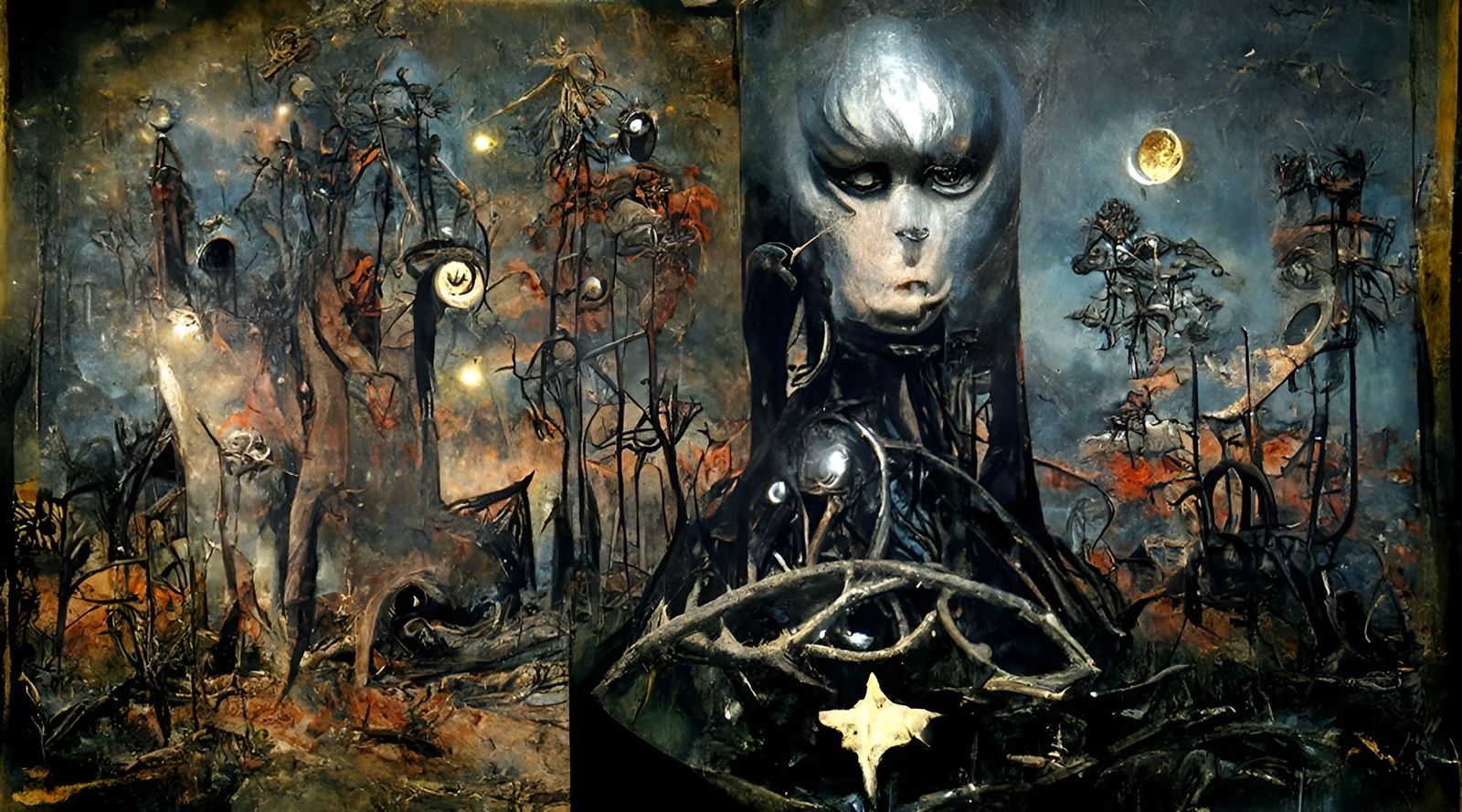 Obviously un-evil ceremony taking place at 'extremely not evil' ceremonial forest