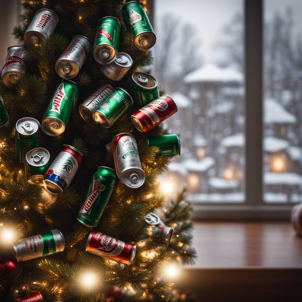 Brew-tiful Holidays: Craft Your Festive Season with a Beer Can Christmas Tree