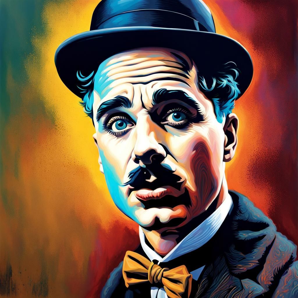 Dramatic Portrait Inspired by Charlie Chaplin