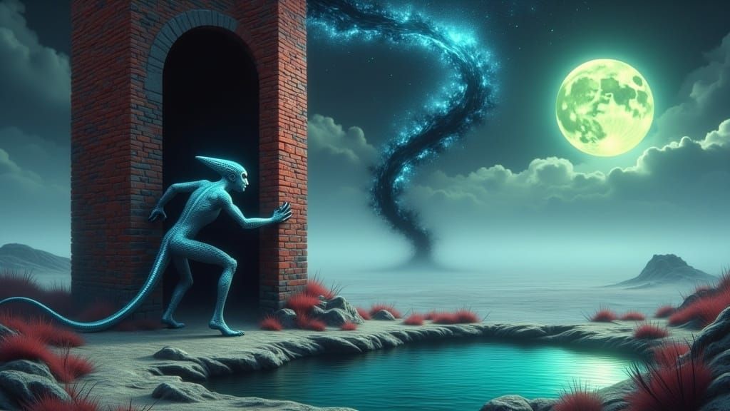 Ethereal Alien in Crimson Desert