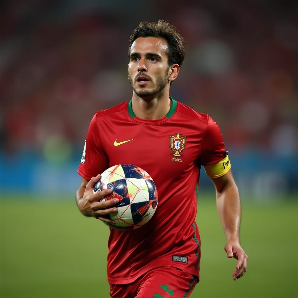 Diego Jota Celebrates World Cup Win