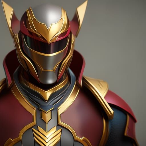 Hyperdetailed Power Ranger Portrait in 8k Resolution