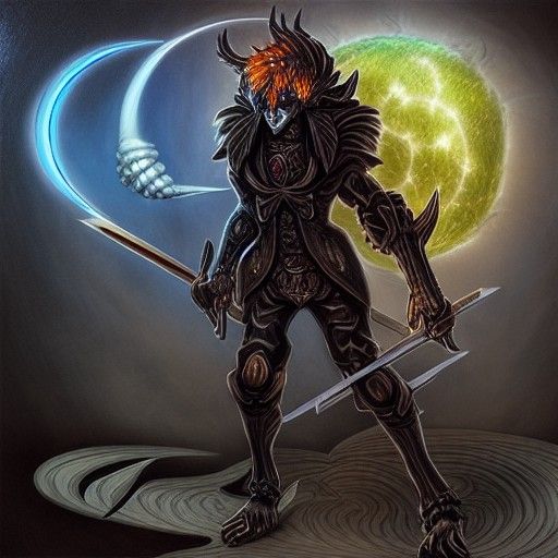 Asterion's Armory: Hyperdetailed Anime Gothic Action Paintin...