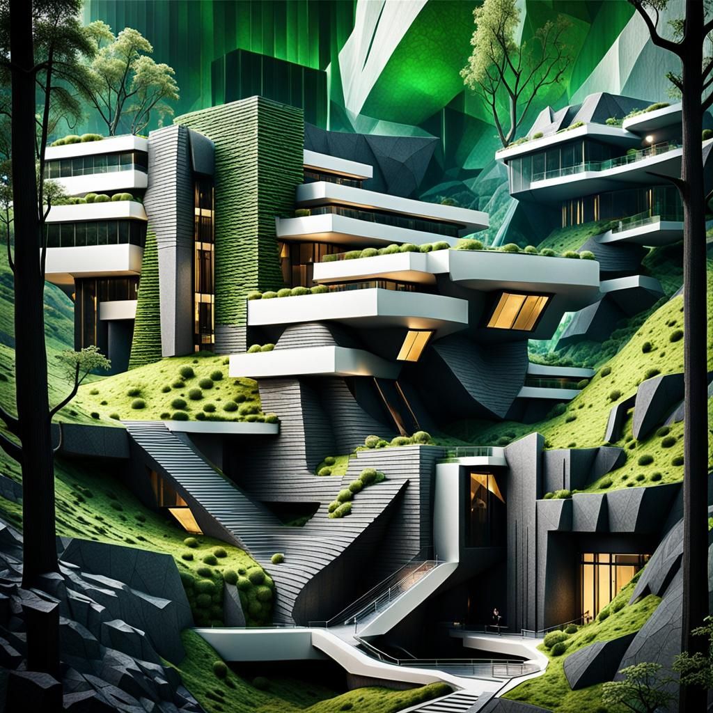 Falling Water Residence by DC comics "Green Lantern"