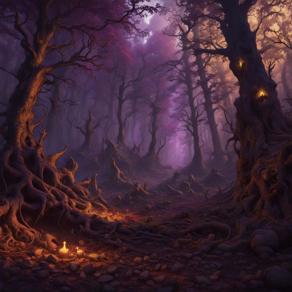 Vampire Woods: Dark Fantasy Concept Art