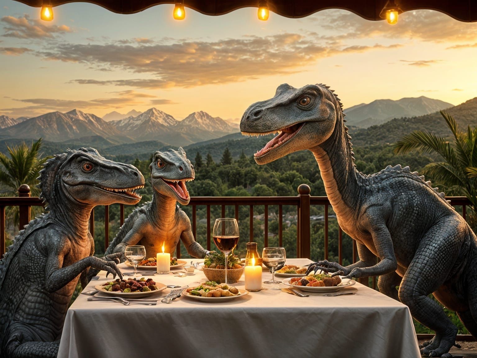 Jurassic restaurant