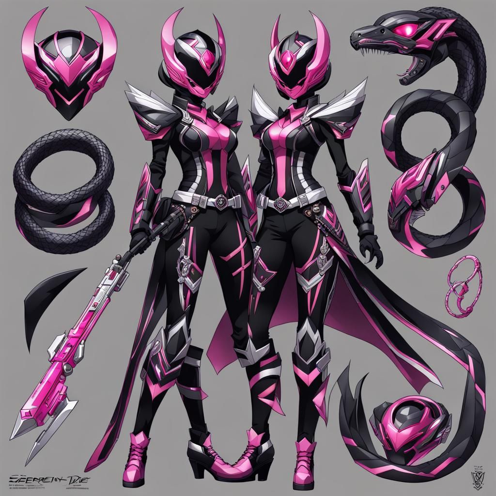 Kamen Rider Serpentina: Sleek, Feminine, Tactical Design