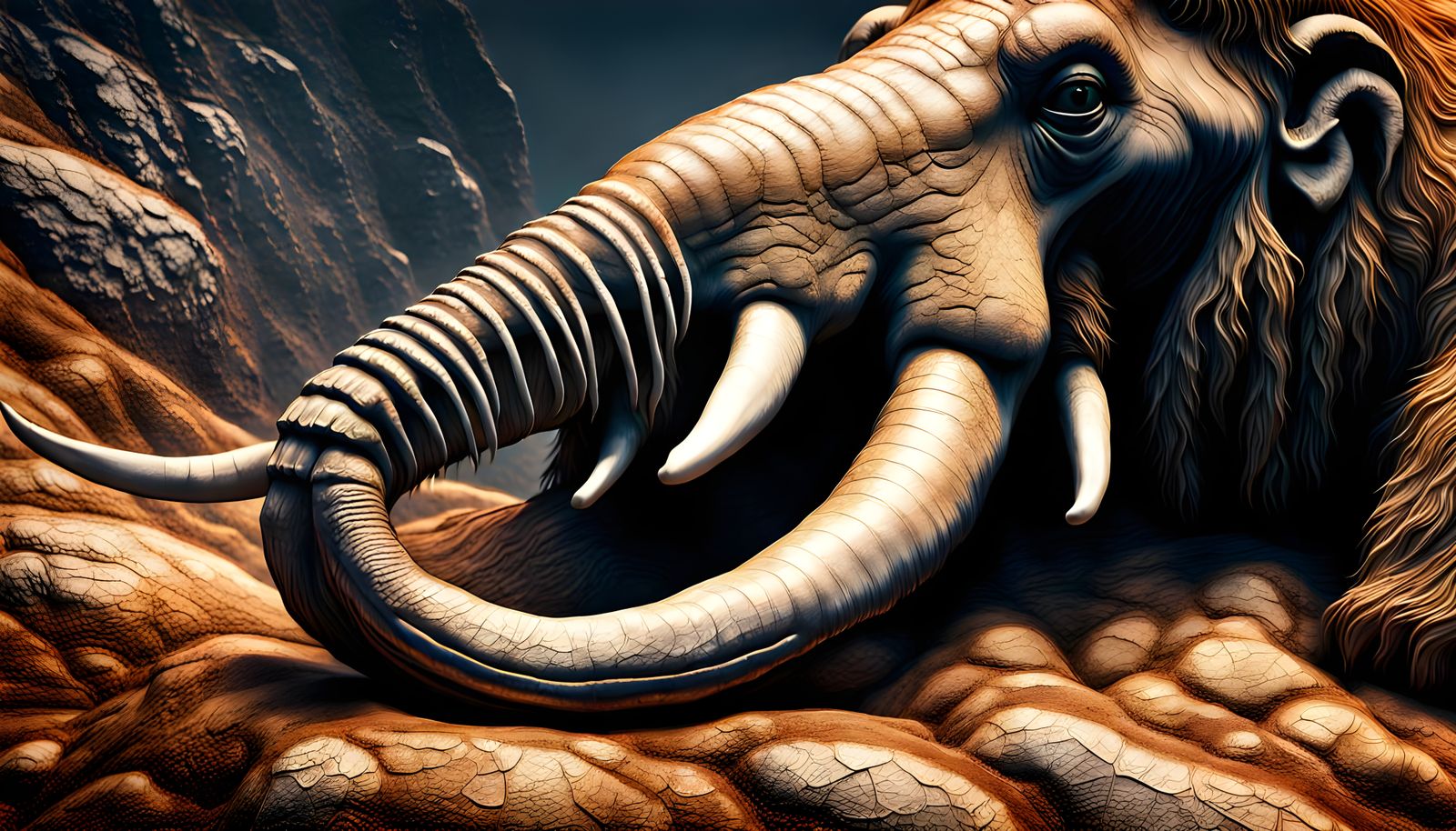 Fossilized Woolly Mammoth Tooth