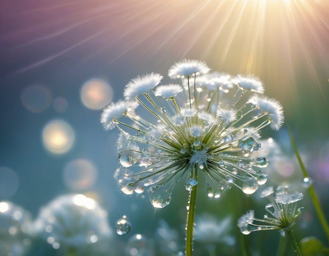 Whimsical Macro Florals in a Morning Sunbeam