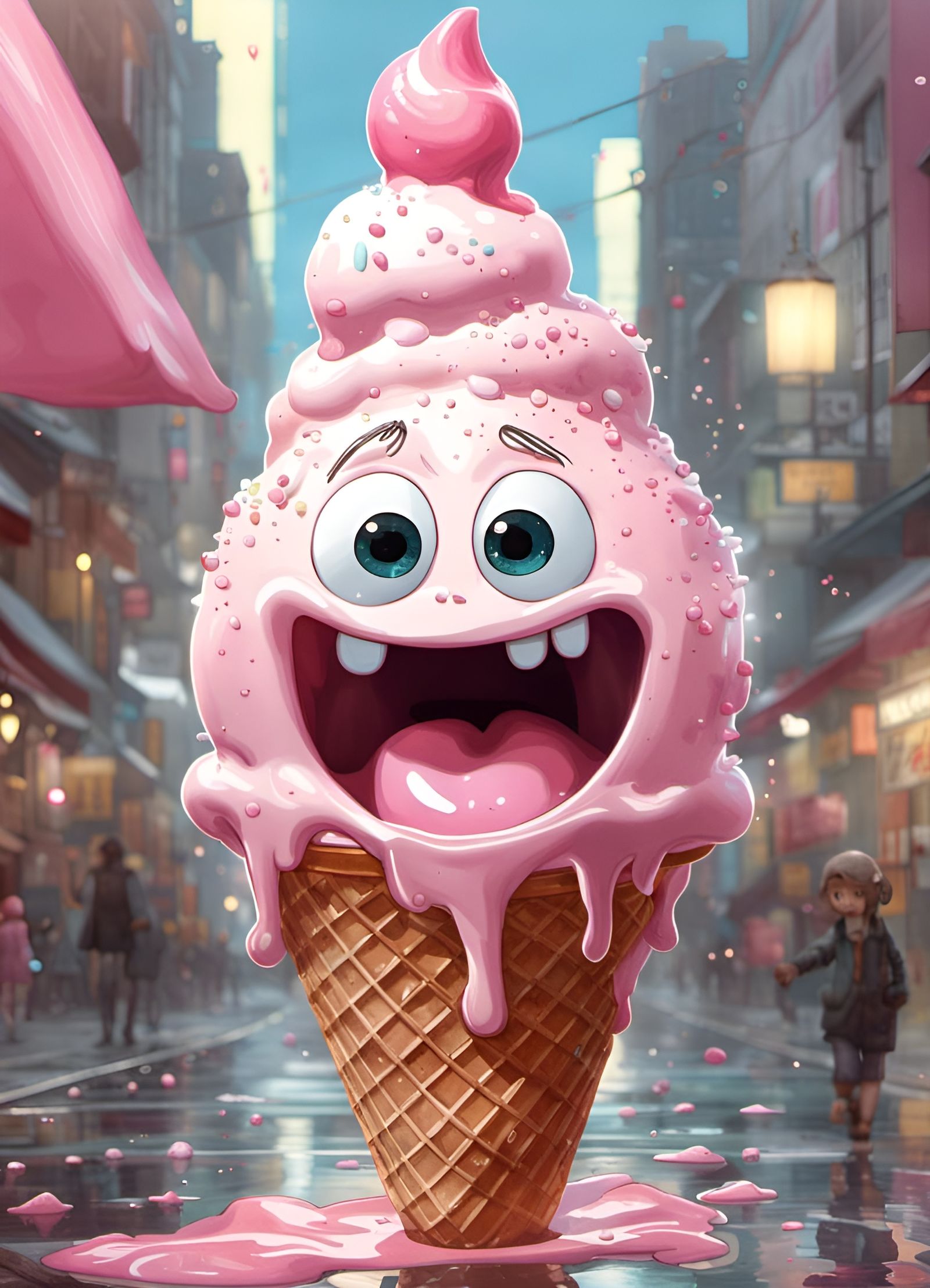 Why did the ice cream go to therapy? It was having a "meltdo...