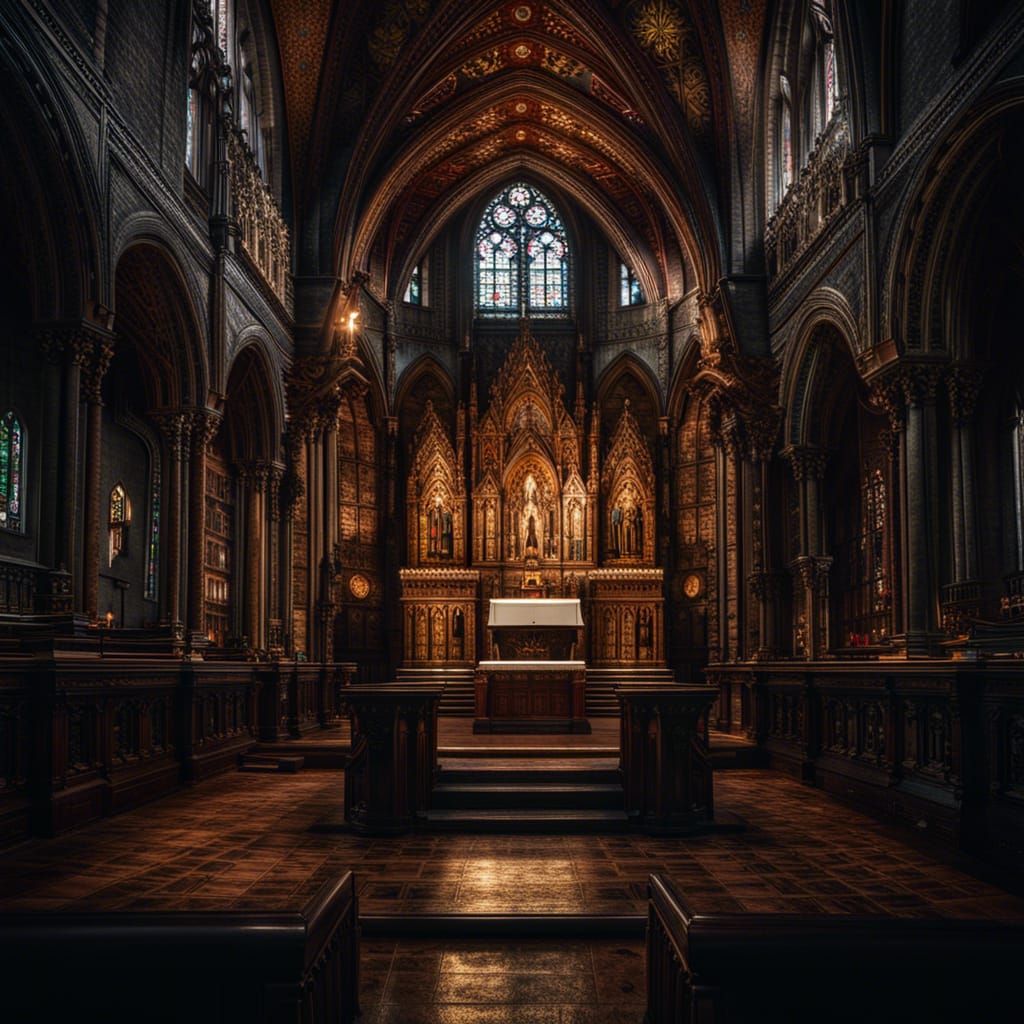 Hyperrealistic Holy Trinity in Cinematic Composition