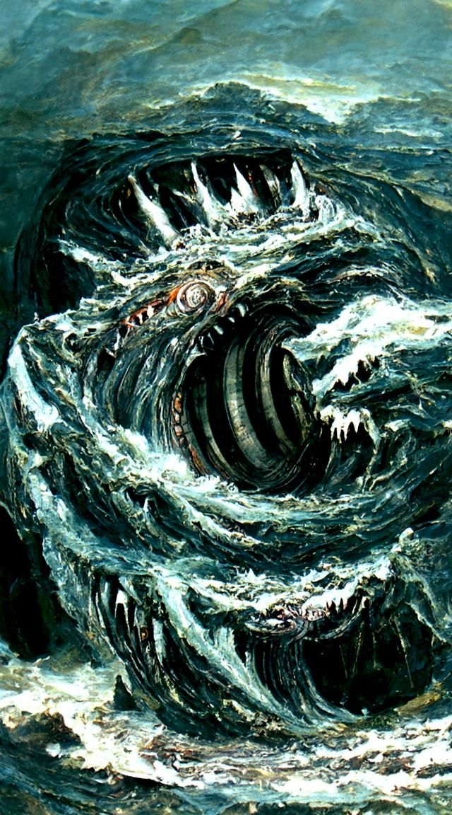 Charybdis: Mythical Whirlpool of the Sea
