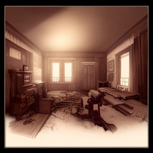 Whitechapel Boarding House Fire, Sinister Steampunk Style