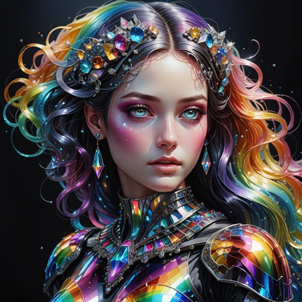 Spectacular Rainbow Entity in Opalescent Splendor