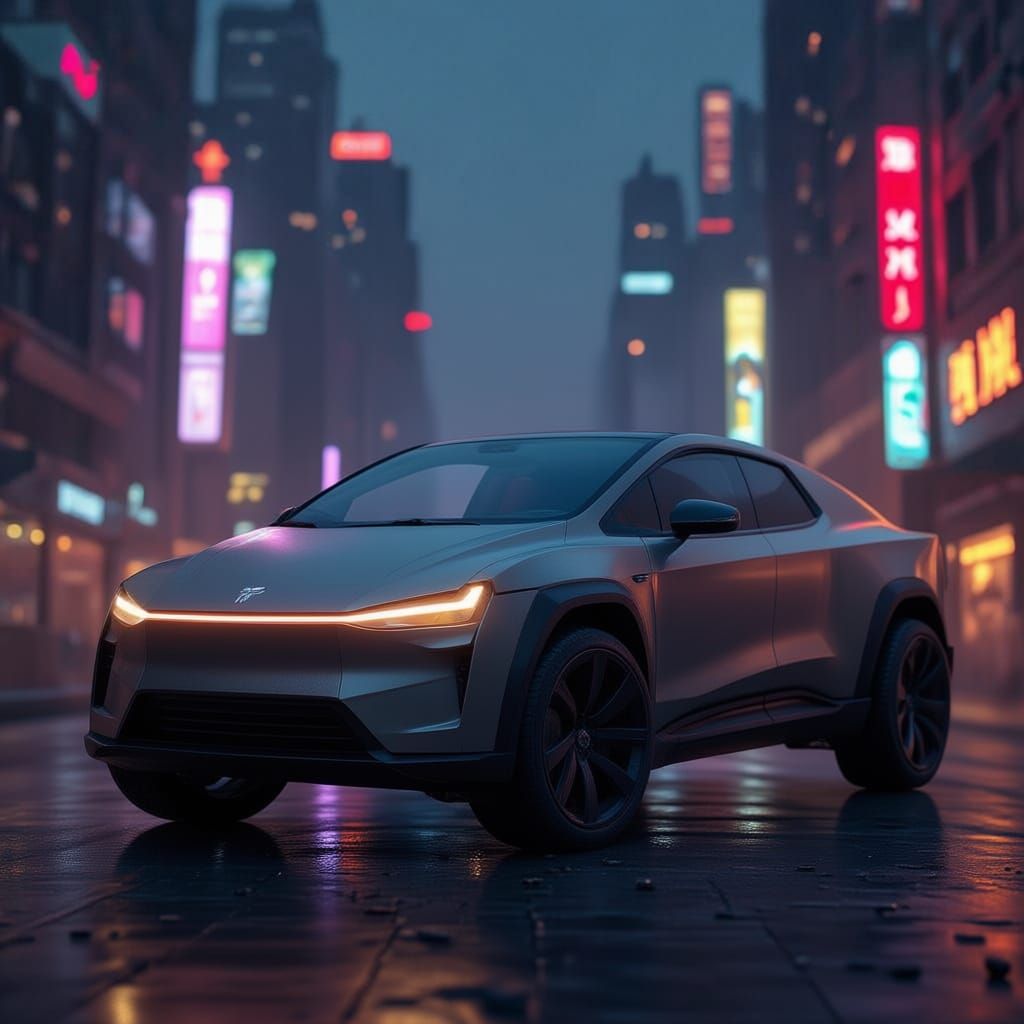 Cyber Truck Transformer Arm Wrestles Optimus Prime