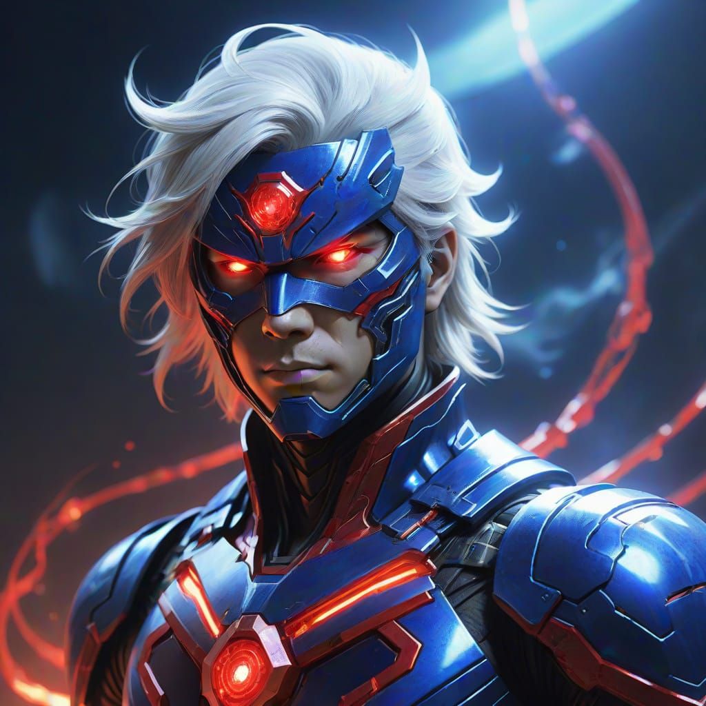 Cyberpunk Goddess of the Radiant City