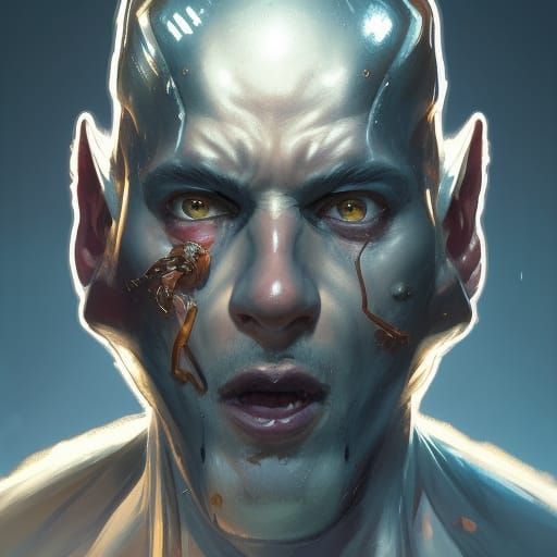 Ratman of Southend Portrait in Digital Art Style