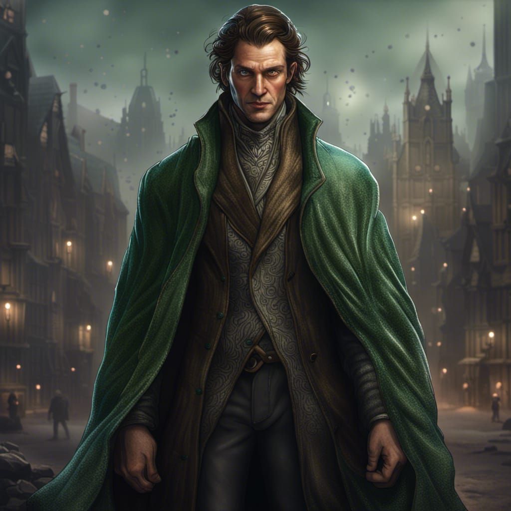 Detailed Portrait of a Distinguished Man in Unreal Engine